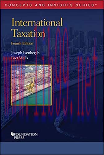 (PDF)International Taxation (Concepts and Insights) 4th Edition