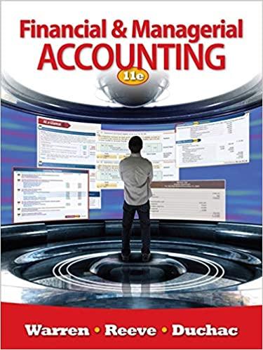 ( Solutions Manual)Financial and Managerial Accounting 11th Edition by Carl S. Warren.zip