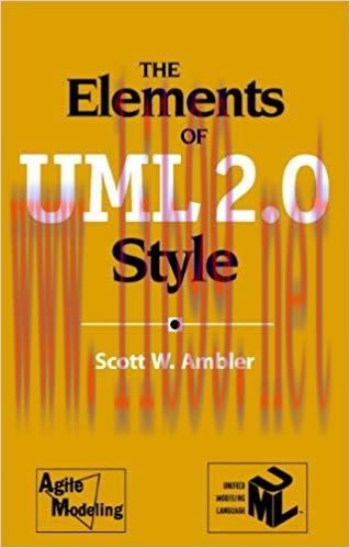 The Elements of UML&trade; 2.0 Style 1st Edition