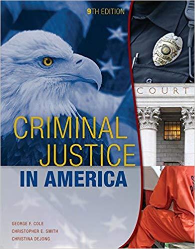 Criminal Justice in America 9th Edition