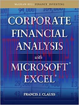 (PDF)Corporate Financial Analysis with Microsoft Excel (McGraw-Hill Finance & Investing) 1st Ed...