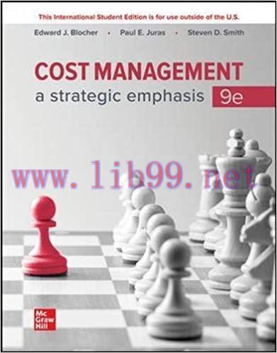 [PDF]ISE EBook Cost Management A Strategic Emphasis 9E [Edward J. Blocher]