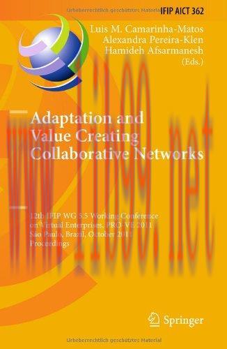 [FOX-Ebook]Adaptation and Value Creating Collaborative Networks