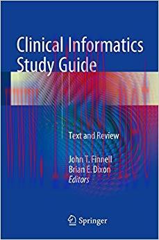 (PDF)Clinical Informatics Study Guide: Text and Review (Health Informatics) 1st ed. 2016 Editio...