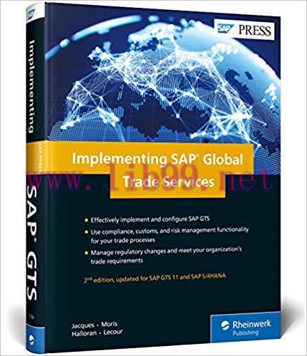 [PDF]Implementing SAP Global Trade Services