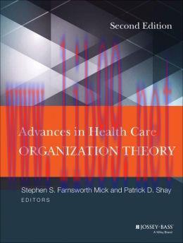 [AME]Advances in Health Care Organization Theory, 2nd Edition