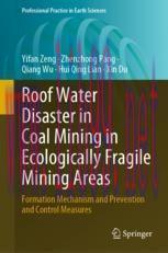 [PDF]Roof Water Disaster in Coal Mining in Ecologically Fragile Mining Areas: Formation Mechani...