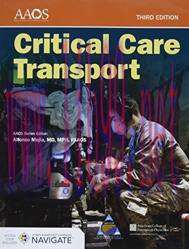 [AME]Critical Care Transport, 3rd Edition (Original PDF)
