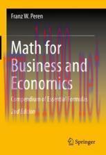 [PDF]Math for Business and Economics: Compendium of Essential Formulas
