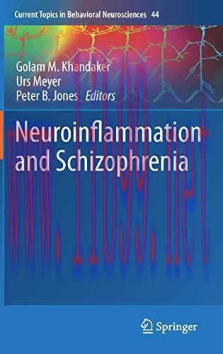 [AME]Neuroinflammation and Schizophrenia (Current Topics in Behavioral Neurosciences) (Original...