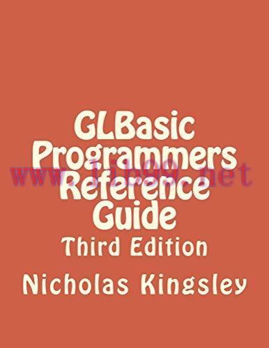 [FOX-Ebook]GLBasic Programmers Reference Guide: 3rd Edition