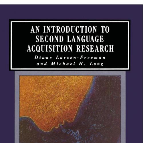Introduction to Second Language Acquisition Research, An
