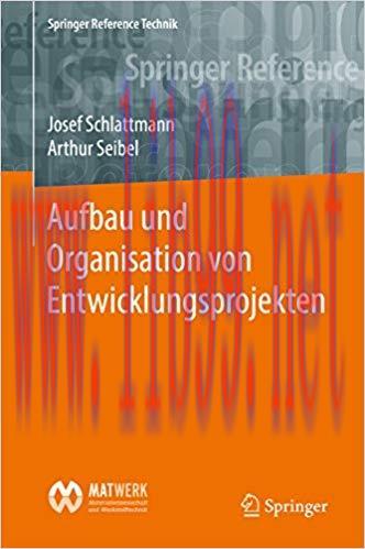 (PDF)Aufbau und Organisation von Entwicklungsprojekten (Springer Reference Technik) (German Edi...