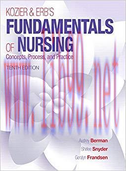 (PDF)Kozier & Erb&rsquo;s Fundamentals of Nursing (Fundamentals of Nursing (Kozier)) 10th Edition