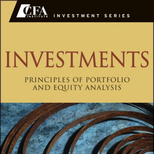 Investments - Van de Venter, Gerhard, Pirie, Wendy, McMillan, Michael G., Kochard, Lawrence E.,...
