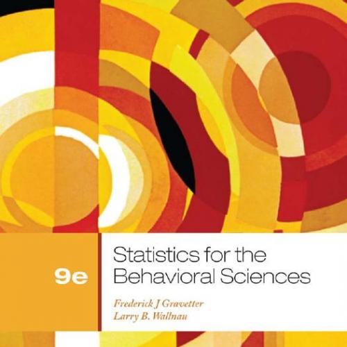 Statistics for the Behavioral Sciences 9th Edition