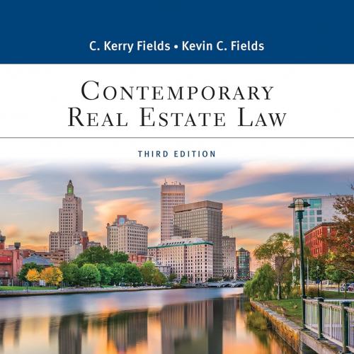Contemporary Real Estate Law (Business Law Series) 3rd Edition