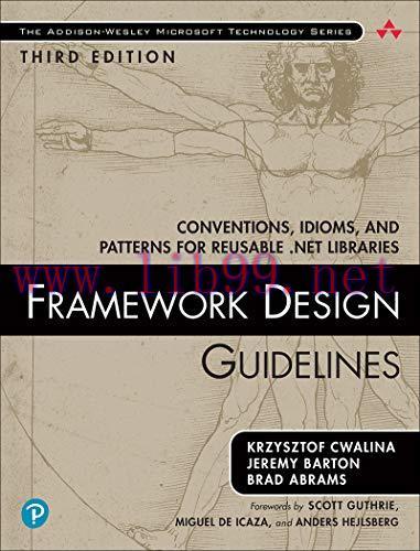 (PDF)Framework Design Guidelines: Conventions, Idioms, and Patterns for Reusable .NET Libraries...