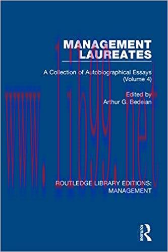 (PDF)Management Laureates: A Collection of Autobiographical Essays (Volume 4) (Routledge Librar...