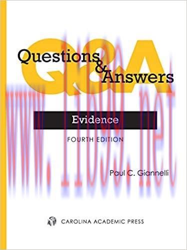 (PDF)Questions & Answers: Evidence, Fourth Edition