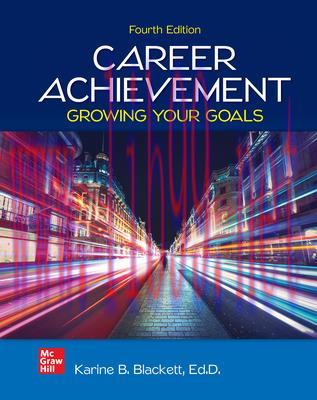 [PDF]ISE Ebook Career Achievement Growing Your Goals 4th Edition [Karine B. Blackett]