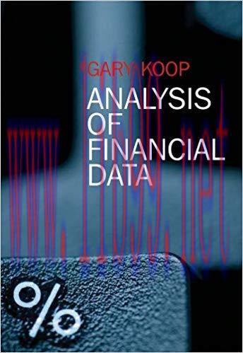 (PDF)Analysis of Financial Data 1st Edition