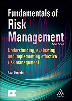 (PDF)Fundamentals of Risk Management: Understanding, Evaluating and Implementing Effective Risk...