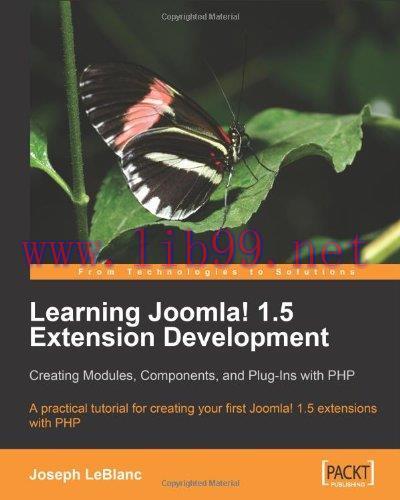[FOX-Ebook]Learning Joomla! 1.5 Extension Development