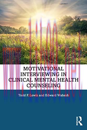 [AME]Motivational Interviewing in Clinical Mental Health Counseling (EPUB)