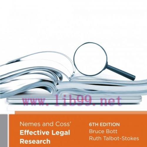 [EPUB]Nemes and Coss\’ Effective Legal Research 6th Edition [LexisNexis]