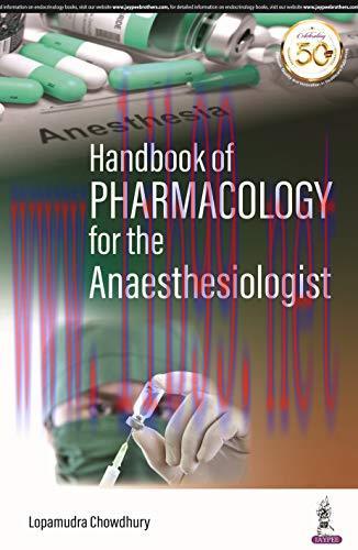[AME]Handbook of Pharmacology for the Anaesthesiologist (Original PDF)