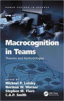 (PDF)Macrocognition in Teams Theories and Methodologies (Human Factors in Defence) 1st Edition