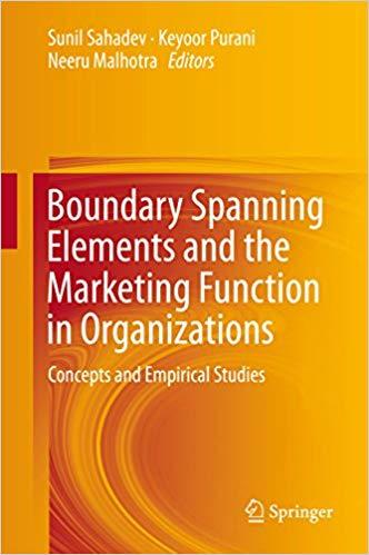 (PDF)Boundary Spanning Elements and the Marketing Function in Organizations Concepts and Empiri...