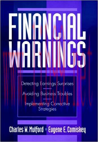 (PDF)Financial Warnings: Detecting Earning Surprises, Avoiding Business Troubles, Implementing ...