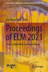 [PDF]Proceedings of ELM 2021: Theory, Algorithms and Applications