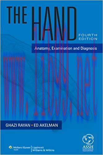 (PDF)The Hand: Anatomy, Examination, and Diagnosis 4th Edition