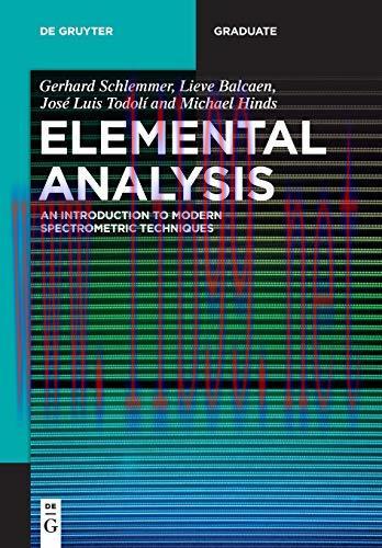 [FOX-Ebook]Elemental Analysis: An Introduction to Modern Spectrometric Techniques