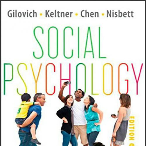 (Test Bank)Social Psychology 3rd Edition by Gilovich.zip