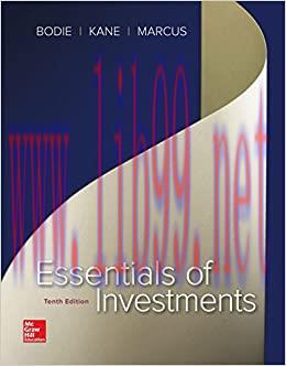 (PDF)eBook for Essentials of Investments (The Mcgraw-hill/Irwin Series in Finance, Insurance, a...
