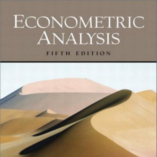 Econometric Analysis (5th Edition) - Latex109