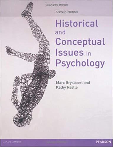 Historical and Conceptual Issues in Psychology 2nd Edition