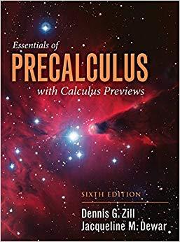(PDF)Essentials of Precalculus with Calculus Previews (Jones & Bartlett Learning Series in Math...