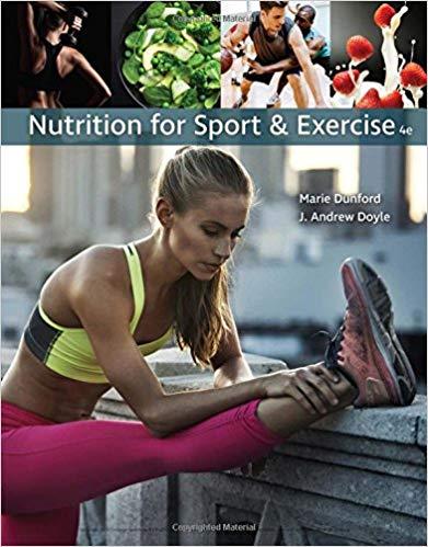 Nutrition for Sport and Exercise, 4e [Marie Dunford]