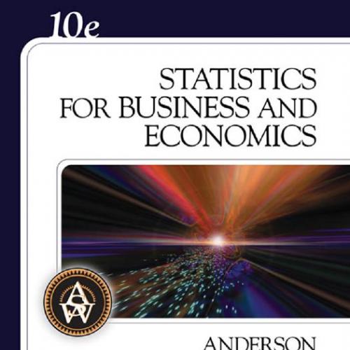 statistics for business and economics 10th edition