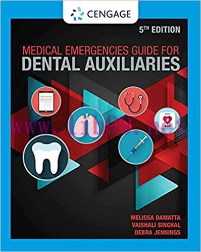 [PDF]Medical Emergencies Guide For Dental Auxiliaries 5th Edition [Melissa Damatta]