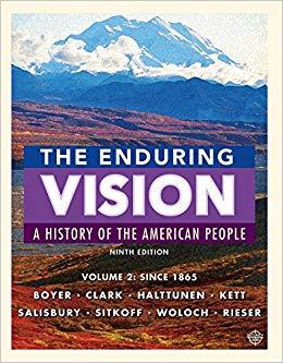 (PDF)The Enduring Vision, Volume II Since 1865 9th Edition