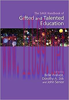 (PDF)The SAGE Handbook of Gifted and Talented Education 1st Edition