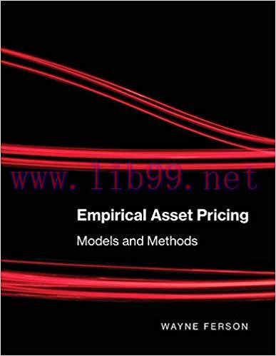 (PDF)Empirical Asset Pricing: Models and Methods (The MIT Press)