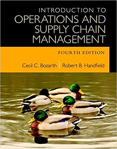 (SM)Introduction to Operations and Supply Chain Management 5th by Cecil B. Bozarth (Author), Ro...