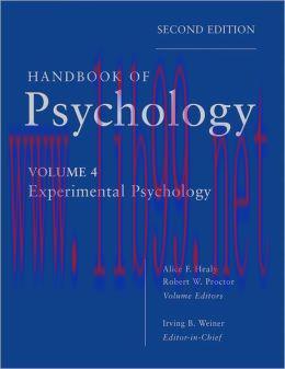 [AME]Handbook of Psychology, Volume 4: Experimental Psychology, 2nd Edition
